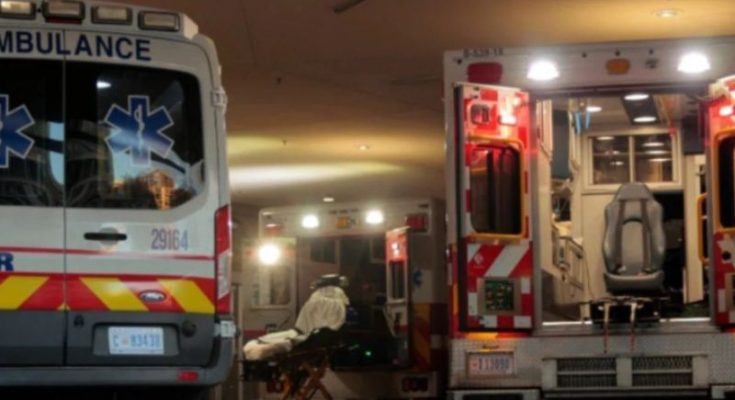 Ambulances at hospital for Trump health rumors