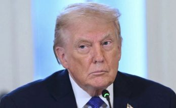 President Donald Trump speaking