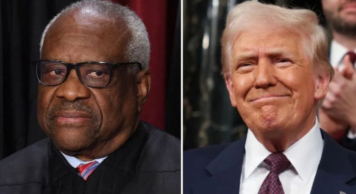 Clarence Thomas and Donald Trump