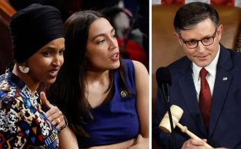 Ilhan Omar Alexandria Ocasio-Cortez Mike Johnson