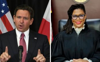 Ron DeSantis and Judge Tiffany Baker-Carper