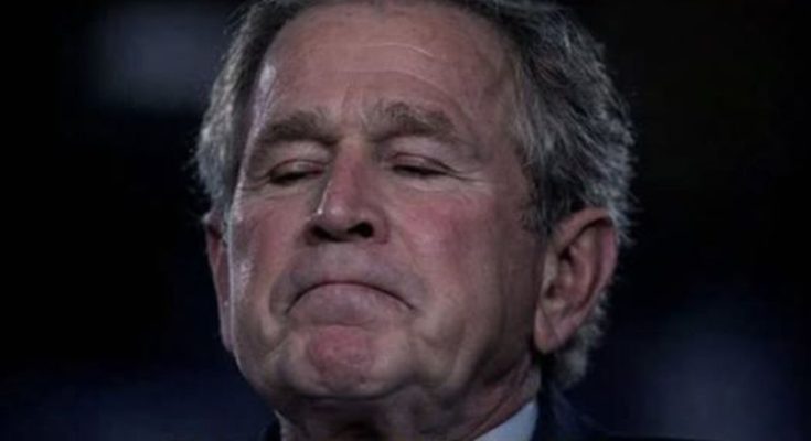 George W Bush emotional