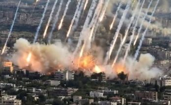 Iran missile attack explosions