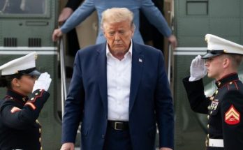 Trump with grandchildren Scotland