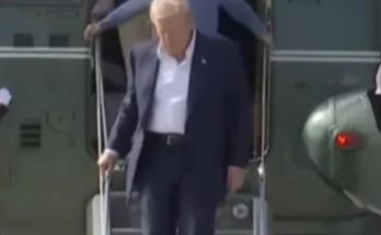 Trump grandchildren Scotland departure