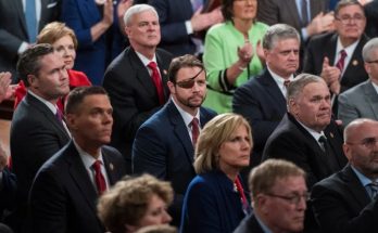 Dan Crenshaw in Congress chamber