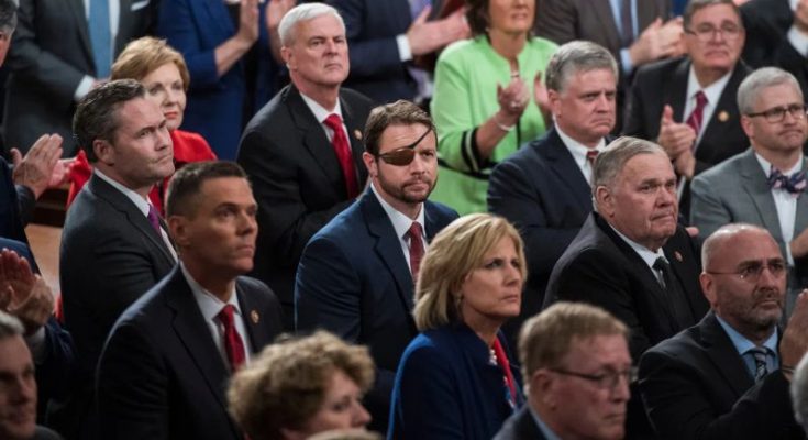 Dan Crenshaw in Congress chamber