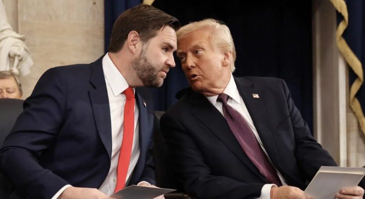 JD Vance and Donald Trump