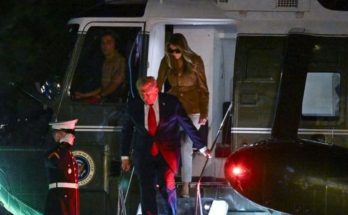 Trump Marine One emergency landing UK