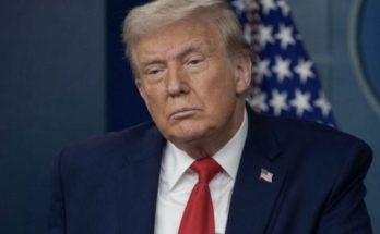 President Trump serious expression