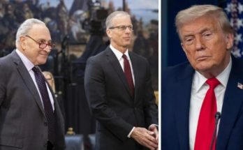 Trump and Senate leaders on DHS funding bill