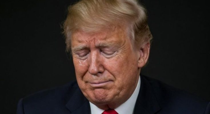 Donald Trump emotional speech tearful moment