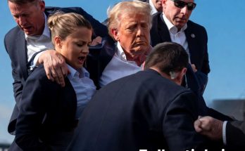 secret Service agents urgently evacuate Donald Trump after apparent assassination attempt