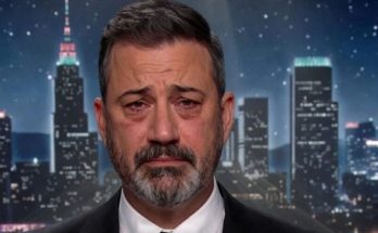 jimmy Kimmel tearful on-air moment with New York City skyline and Empire State Building