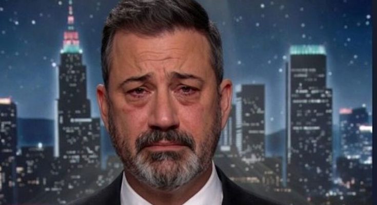 jimmy Kimmel tearful on-air moment with New York City skyline and Empire State Building