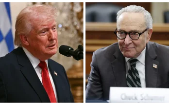 Trump and Schumer in DHS funding dispute
